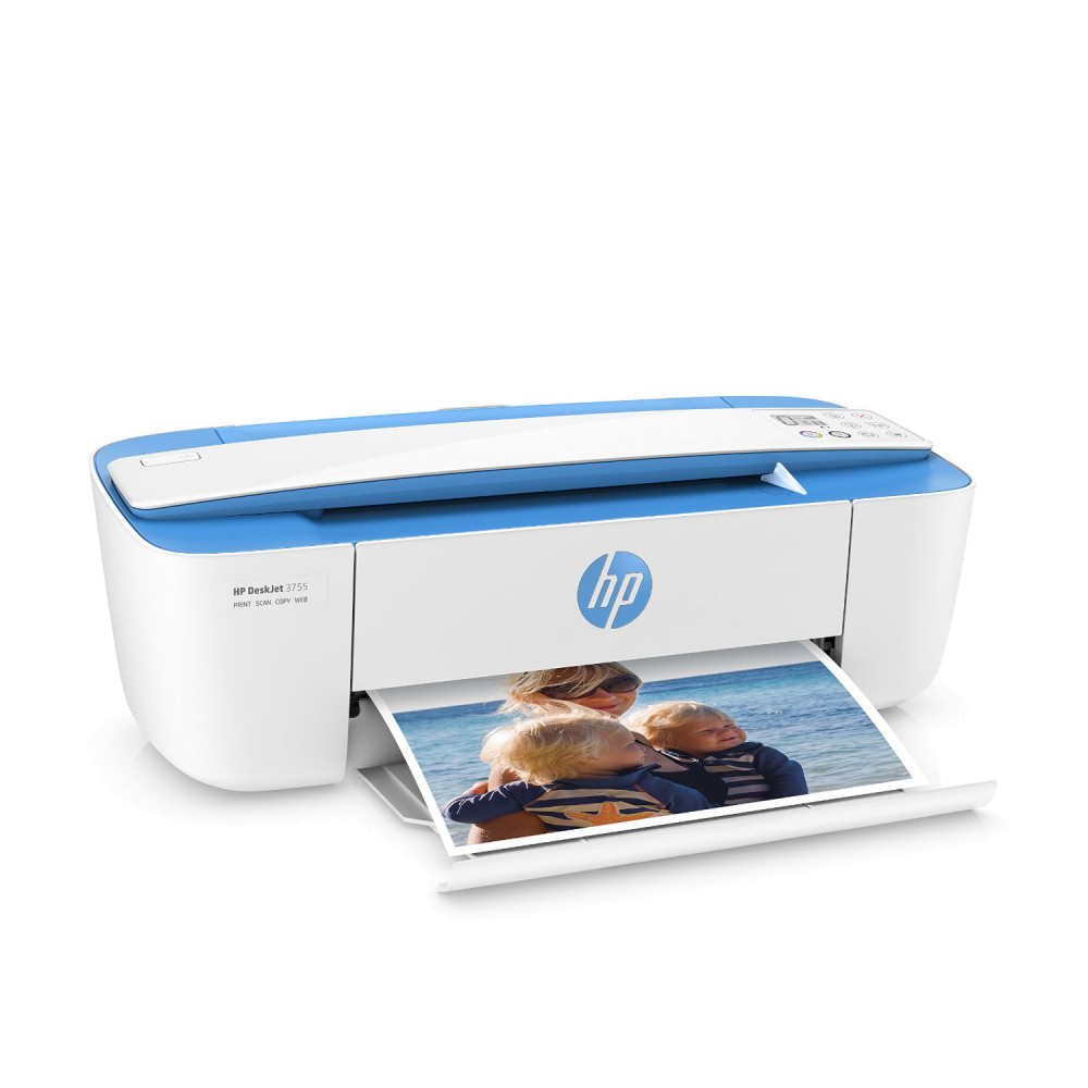 Hp Deskjet 3755 Compact All In One Photo Printer Blue Accent A And Y